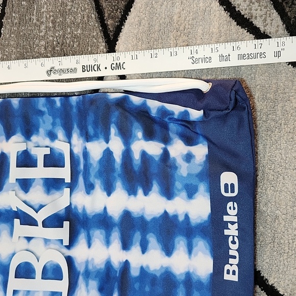 BKE BLUE TIE-DYE CINCH DRAWSTRING BACKPACK BAG UNISEX - Picture 5 of 10